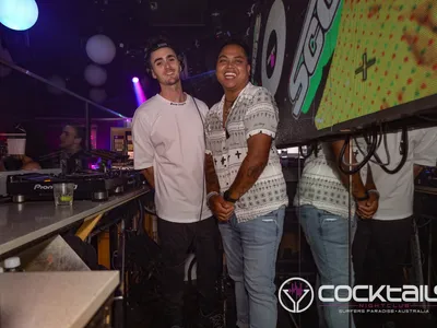 A professional photo of guests enjoying themselves at Cocktails Nightclub from our gallery.