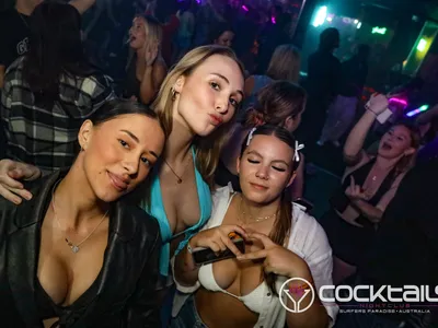 A professional photo of guests enjoying themselves at Cocktails Nightclub from our gallery.