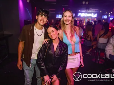 A professional photo of guests enjoying themselves at Cocktails Nightclub from our gallery.