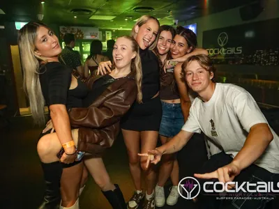 A professional photo of guests enjoying themselves at Cocktails Nightclub from our gallery.