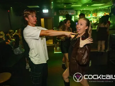 A professional photo of guests enjoying themselves at Cocktails Nightclub from our gallery.