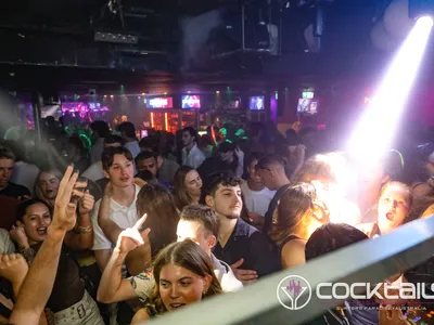 A professional photo of guests enjoying themselves at Cocktails Nightclub from our gallery.