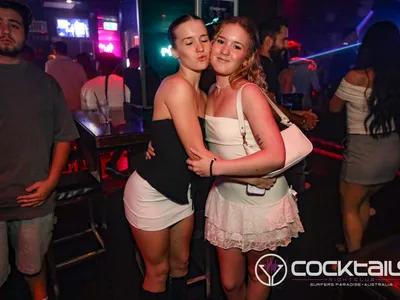 A professional photo of guests enjoying themselves at Cocktails Nightclub from our gallery.