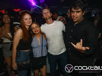 A professional photo of guests enjoying themselves at Cocktails Nightclub from our gallery.