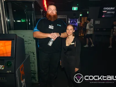 A professional photo of guests enjoying themselves at Cocktails Nightclub from our gallery.