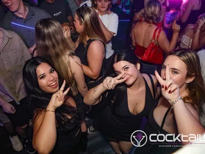 A professional photo of guests enjoying themselves at Cocktails Nightclub from our gallery.