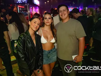 A professional photo of guests enjoying themselves at Cocktails Nightclub from our gallery.