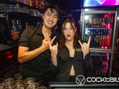 A professional photo of guests enjoying themselves at Cocktails Nightclub from our gallery.