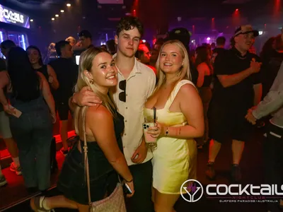 A professional photo of guests enjoying themselves at Cocktails Nightclub from our gallery.