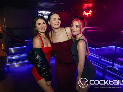 A professional photo of guests enjoying themselves at Cocktails Nightclub from our gallery.