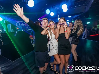 A professional photo of guests enjoying themselves at Cocktails Nightclub from our gallery.