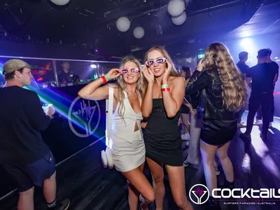 A professional photo of guests enjoying themselves at Cocktails Nightclub from our gallery.