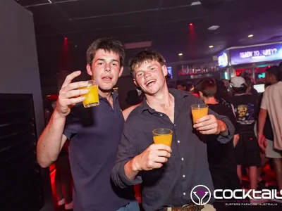 A professional photo of guests enjoying themselves at Cocktails Nightclub from our gallery.