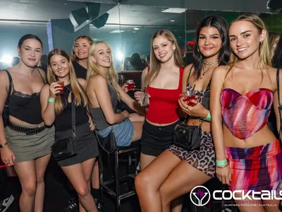 A professional photo of guests enjoying themselves at Cocktails Nightclub from our gallery.