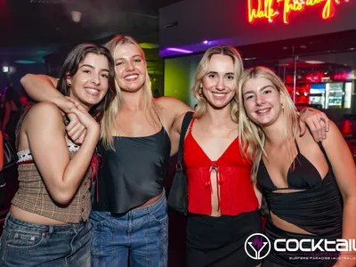 A professional photo of guests enjoying themselves at Cocktails Nightclub from our gallery.