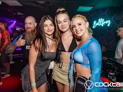 A professional photo of guests enjoying themselves at Cocktails Nightclub from our gallery.