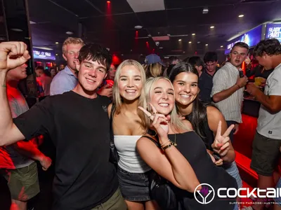 A professional photo of guests enjoying themselves at Cocktails Nightclub from our gallery.