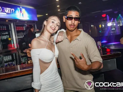 A professional photo of guests enjoying themselves at Cocktails Nightclub from our gallery.