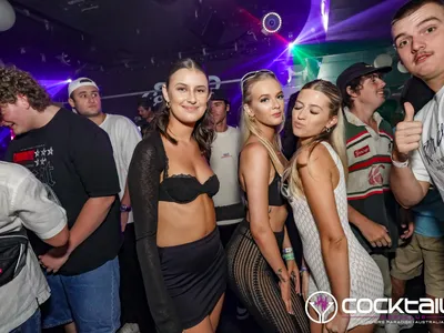 A professional photo of guests enjoying themselves at Cocktails Nightclub from our gallery.