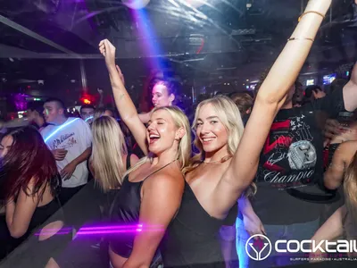 A professional photo of guests enjoying themselves at Cocktails Nightclub from our gallery.