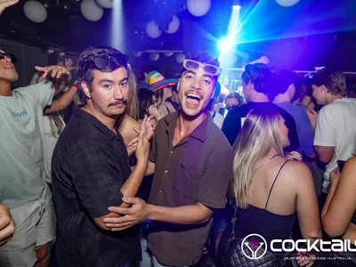 A professional photo of guests enjoying themselves at Cocktails Nightclub from our gallery.