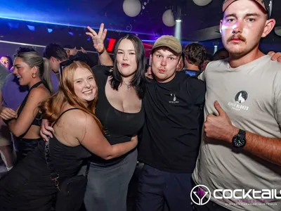 A professional photo of guests enjoying themselves at Cocktails Nightclub from our gallery.