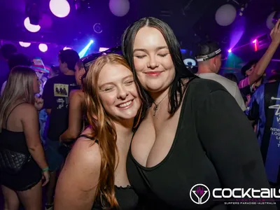 A professional photo of guests enjoying themselves at Cocktails Nightclub from our gallery.