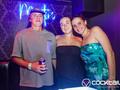 A professional photo of guests enjoying themselves at Cocktails Nightclub from our gallery.