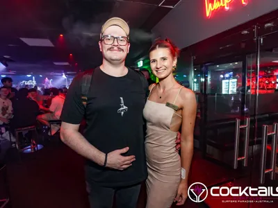 A professional photo of guests enjoying themselves at Cocktails Nightclub from our gallery.