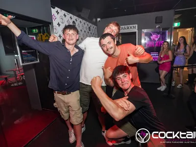 A professional photo of guests enjoying themselves at Cocktails Nightclub from our gallery.