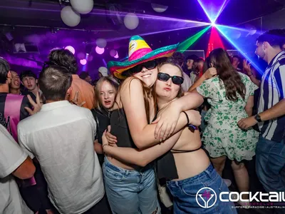 A professional photo of guests enjoying themselves at Cocktails Nightclub from our gallery.