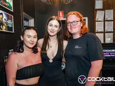 A professional photo of guests enjoying themselves at Cocktails Nightclub from our gallery.