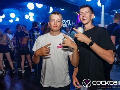 A professional photo of guests enjoying themselves at Cocktails Nightclub from our gallery.