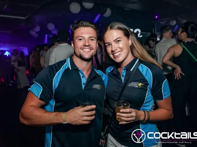 A professional photo of guests enjoying themselves at Cocktails Nightclub from our gallery.