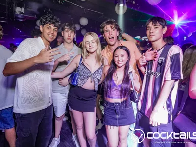 A professional photo of guests enjoying themselves at Cocktails Nightclub from our gallery.