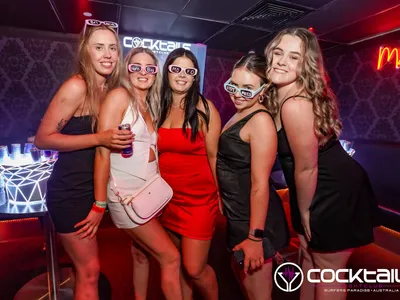 A professional photo of guests enjoying themselves at Cocktails Nightclub from our gallery.