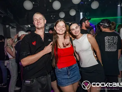 A professional photo of guests enjoying themselves at Cocktails Nightclub from our gallery.