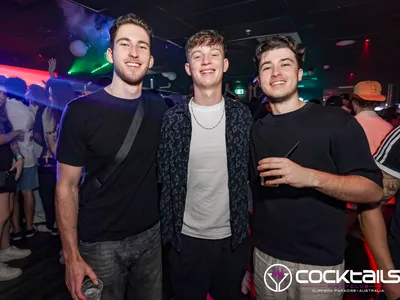 A professional photo of guests enjoying themselves at Cocktails Nightclub from our gallery.