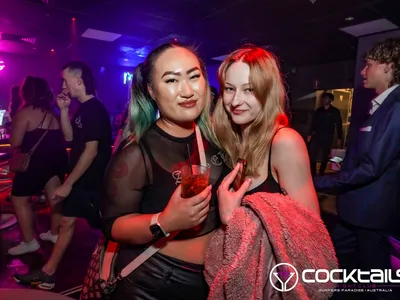 A professional photo of guests enjoying themselves at Cocktails Nightclub from our gallery.