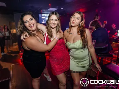 A professional photo of guests enjoying themselves at Cocktails Nightclub from our gallery.