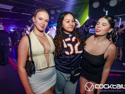 A professional photo of guests enjoying themselves at Cocktails Nightclub from our gallery.