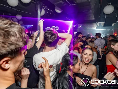 A professional photo of guests enjoying themselves at Cocktails Nightclub from our gallery.