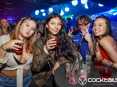 A professional photo of guests enjoying themselves at Cocktails Nightclub from our gallery.