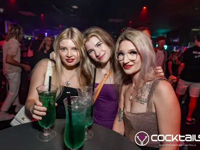 A professional photo of guests enjoying themselves at Cocktails Nightclub from our gallery.