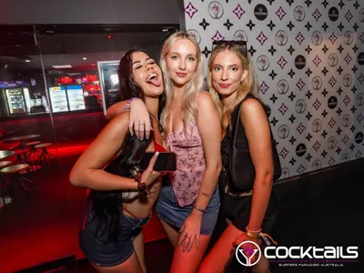 A professional photo of guests enjoying themselves at Cocktails Nightclub from our gallery.