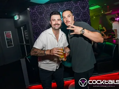 A professional photo of guests enjoying themselves at Cocktails Nightclub from our gallery.