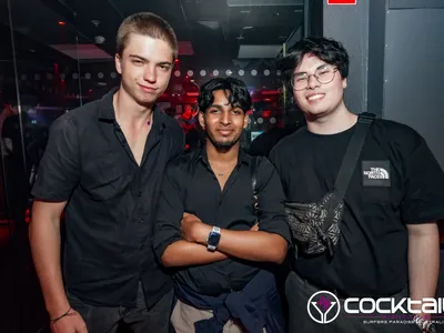 A professional photo of guests enjoying themselves at Cocktails Nightclub from our gallery.