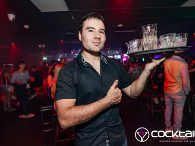 A professional photo of guests enjoying themselves at Cocktails Nightclub from our gallery.