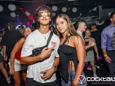 A professional photo of guests enjoying themselves at Cocktails Nightclub from our gallery.