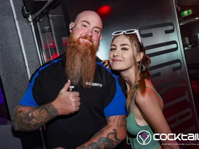 A professional photo of guests enjoying themselves at Cocktails Nightclub from our gallery.